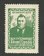 B13-05 CANADA 1947 Clercs De St Viateur Joliette Green MNG - Viñetas Locales Y Privadas