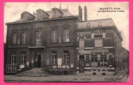 Maretz - La Mairie Et La Poste - Photo SOLER-RICARDO - Édition Vve BOURGEOIS - 1932 - Otros Municipios