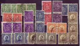 KING ALEXANDER-KING PETER I-LOT-PAIRS-SHS-YUGOSLAVIA-1921-1931 - Collezioni & Lotti