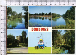 DORDIVES   -   Au Confluent  Du Loing Et Du  Canal Du  Loing  -  5  Vues  -  Illustration - Dordives