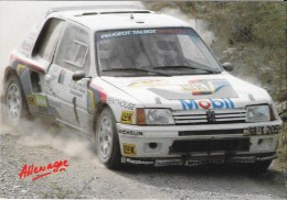 PEUGEOT CHAMPION D'ALLEMAGNE 1.205 Turbo 16 - M. MOUTON / T.HARRYMAN - Rallyes