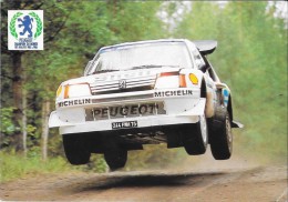 PEUGEOT CHAMPION DU MONDE DES RALLYES 1986 - Rally's