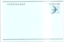 76837) Aereogramma  Della Norvegia-da 300-serie Uccelli-nuovo - Unused Stamps