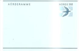 76840) Aereogramma  Della Norvegia-da 300-serie Uccelli-nuovo - Nuovi