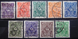 ALLEMAGNE EMPIRE                 N° 205/213 (sauf 211)                 OBLITERE - Used Stamps