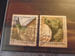 LUXEMBOURG  YVERT  N°1180.1181 - Gebraucht