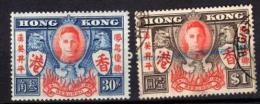 Hong Kong, 1946, SG 169 - 170, Used - Usati