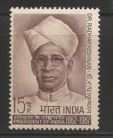 INDIA, 1967, Dr. S. Radhakrishnan Educationist Philosopher, MNH Stamp - Hinduismo