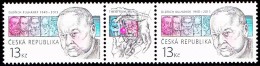 Czech Rep. / Stamps (2015) 0831 (2x) Sv K: Oldrich Kulhanek (1940-2013) Czech Painter (personalities On Stamps) - Neufs