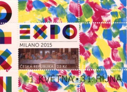 Czech Rep. / Stamps (2015) 0843 A: EXPO 2015 Milano (logo); Leonardo Da Vinci (1452-1519) "The Last Supper" (1494-1499) - Neufs