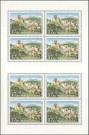 Czech Rep. / Stamps (2015) 0851 PL: The Largest Castle Ruin In The Czech Republic - Rabi; Painter: Adolf Absolon - Blokken & Velletjes