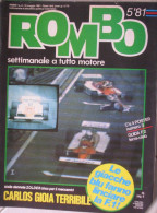 ROMBO - N.5 - 1981 - GP BELGIO F1 - Moteurs