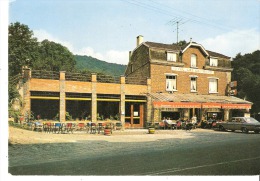 Nonceveux-Remouchamps (Aywaille)-1978-Hôtel "Les Bruyères"-La Terrasse-Vieille Voiture-pub. Jupiler -Edit. Lander, Eupen - Aywaille