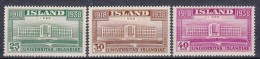 IJSLAND - Michel - 1938 - Nr 200/02 - MH* - Nuovi