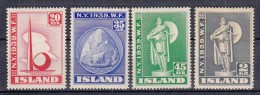 IJSLAND - Michel - 1939 - Nr 204/07 - MH* - Unused Stamps