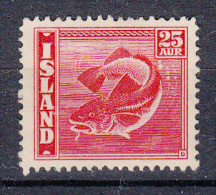 IJSLAND - Michel - 1940 - Nr 216A - (*) - Unused Stamps