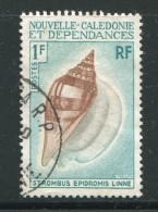 NOUVELLE CALEDONIE- Y&T N°368- Oblitéré (coquillage) - Used Stamps