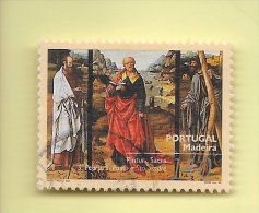 TIMBRES - STAMPS - PORTUGAL (MADEIRA) - 1996- PEINTURE RELIGIEUSE - ST. PIERRE, ST PAUL ET ST. ANDRE - CLÔTURE DE SERIE - Oblitérés