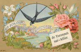 Un Bonjour De Varennes Sur Allier - Vichy
