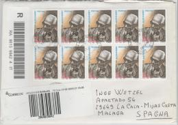 Italien XX002 / (Republik) Frankatur  Vorder- Und Rückseitig, 2 Klebezettel (ital. + Span.) - 2011-20: Marcophilia