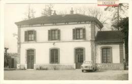 Domene : Photo De La Gare Datée De  Mai 1967 - Saint-André-le-Gaz