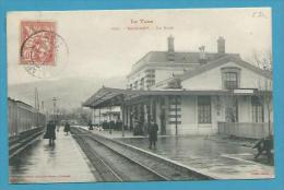 CPA LABOUCHE 198 - Chemin De Fer Train En Gare MAZAMET 81 - Mazamet