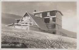 AK Riesengebirge Rennerbaude Im Winter Rennerova Bouda Ziegenrücken Bei Spindlermühle Spindleruv Mlyn Petzer Pec Aupa - Sudeten