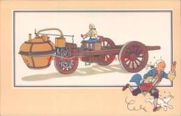 Blokwagen Cugnot 1769 Prent Kuifje Zien En Weten - Tintin