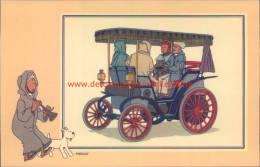 Daimler 1889 Prent Kuifje Zien En Weten - Tintin