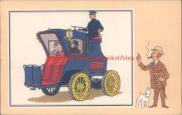 Electrische Taxi Van Riker 1899 Prent Kuifje Zien En Weten - Tintin