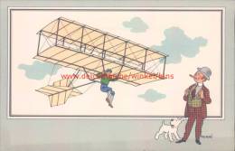 Zweefvliegtuig Van Chanute Prent Kuifje Zien En Weten - Tintin