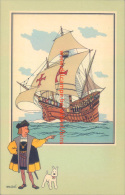 Columbus: Santa Maria Prent Kuifje Zien En Weten - Tintin