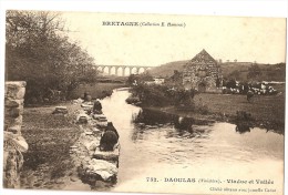 LAVANDIÈRES - LAVEUSES - LAVOIR à DAOULAS - VIADUC Et VALLÉE - Daoulas