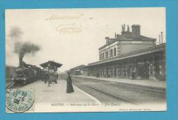 CPA Chemin De Fer Train En Gare De MANTES 78 - Mantes La Jolie