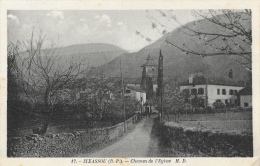 Itxassou (Basses-Pyrénées) - Chemin De L'Eglise - Edition Marcel Delboy - Carte M.D. N°17, Non Circulée - Itxassou