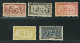 GRECE N° 174 à 178 * (le N° 177 Petit Pli Est Retiré De La Vente) - Unused Stamps