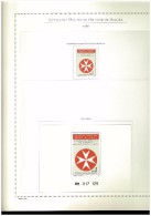 PERIODO COMPLETO NUOVO MNH ** - 1988/1995  SMOM - SOVRANO MILITARE ORDINE DI MALTA - FOGLI MARINI IN OMAGGIO - Sammlungen (im Alben)