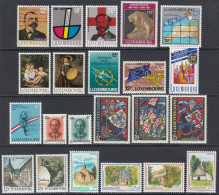 Luxembourg 1989 Complete Year Set Of 22 Stamps. Mi 1214-1235 MNH - Annate Complete