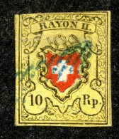 9965  Switzerland 1850 Zumstein #16 II (o)  Michel #8 II - 1843-1852 Correos Federales Y Cantonales