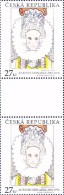 Czech Rep. / Stamps (2015) 0869 (2x) Ss: Works Of Art On Postage Stamps - Antonin Strnadel (1910-1975) "The Bride" (1960 - Unused Stamps