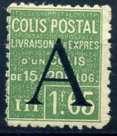 FRANCE COLIS POSTAUX 1926 N° YVERT N° 87  DENTELE NEUF AVEC TRACE DE CHARNIERE - Nuevos