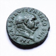 Roma - As - VESPASIANO - 67/79 DC. - The Flavians (69 AD Tot 96 AD)