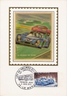 Carte 50ème Anniversaire Des 24H Premier Jour 1973 - Le Mans