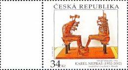 Czech Rep. / Stamps (2015) 0871 KL: Works Of Art On Postage Stamps - Karel Nepras (1932-2002) "Great Dialogue" (1966) - Unused Stamps