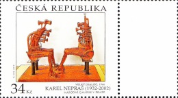 Czech Rep. / Stamps (2015) 0871 KP: Works Of Art On Postage Stamps - Karel Nepras (1932-2002) "Great Dialogue" (1966) - Nuevos