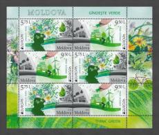 2016 , MOLDOVA ,  MOLDAVIE  , EUROPA  CEPT , THINK GREEN , Booklet , MNH - 2016