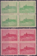 1949-134 CUBA. REPUBLICA. 1949. Ed.420-21. CASTILLO DE JAGUA. CASTLE. ORIGINAL NO GUM. - Unused Stamps