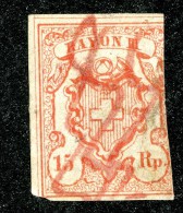 9975  Switzerland 1852 Zumstein #18  (o)  Michel #10 - 1843-1852 Federale & Kantonnale Postzegels