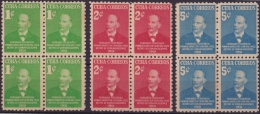 1951-191 CUBA. REPUBLICA. 1951. Ed.442-444. RETIRO DE COMUNICACIONES. FERNANDO FIGEREDO ORIGINAL GUM - Ungebraucht