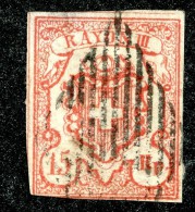 9981  Switzerland 1852 Zumstein #20  (o)  Michel #12 - 1843-1852 Correos Federales Y Cantonales